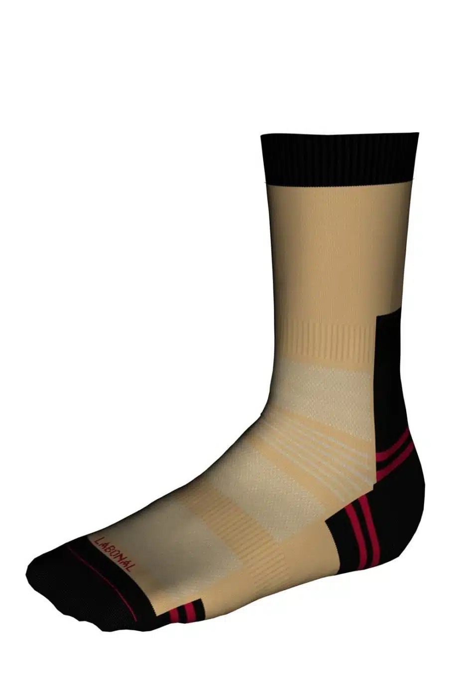 Mi-chaussettes Randonnée Sans couture Coolmax® Homme Labonal