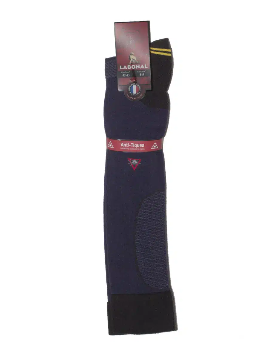 Mi-bas Randonnée anti-tiques Homme Coolmax®
