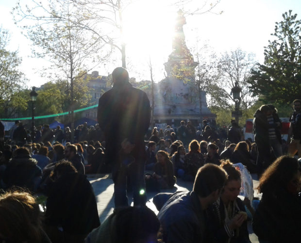 L'économie du partage par le travail à Paris Nuit Debout