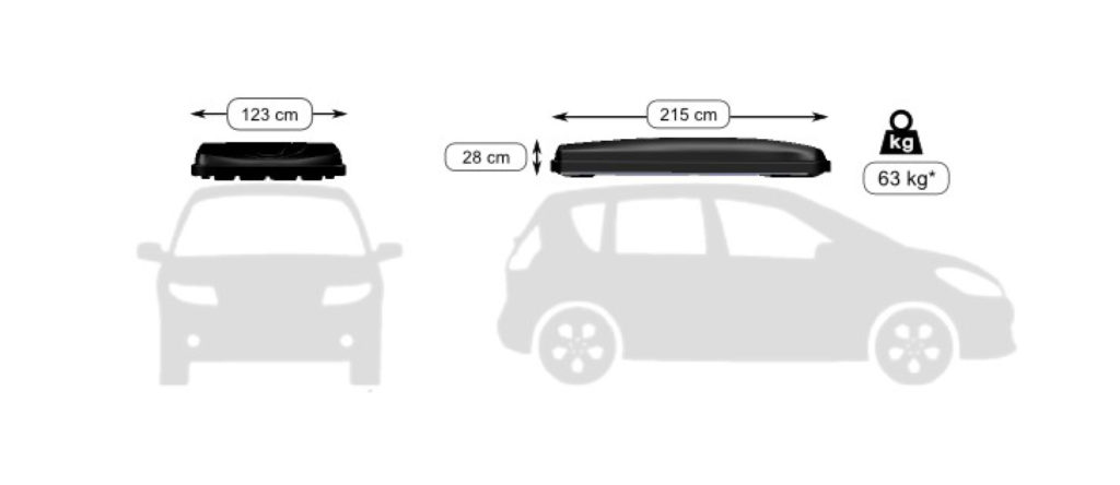 Tente de toit 125 cm - Nomadup - Tente de toit voiture