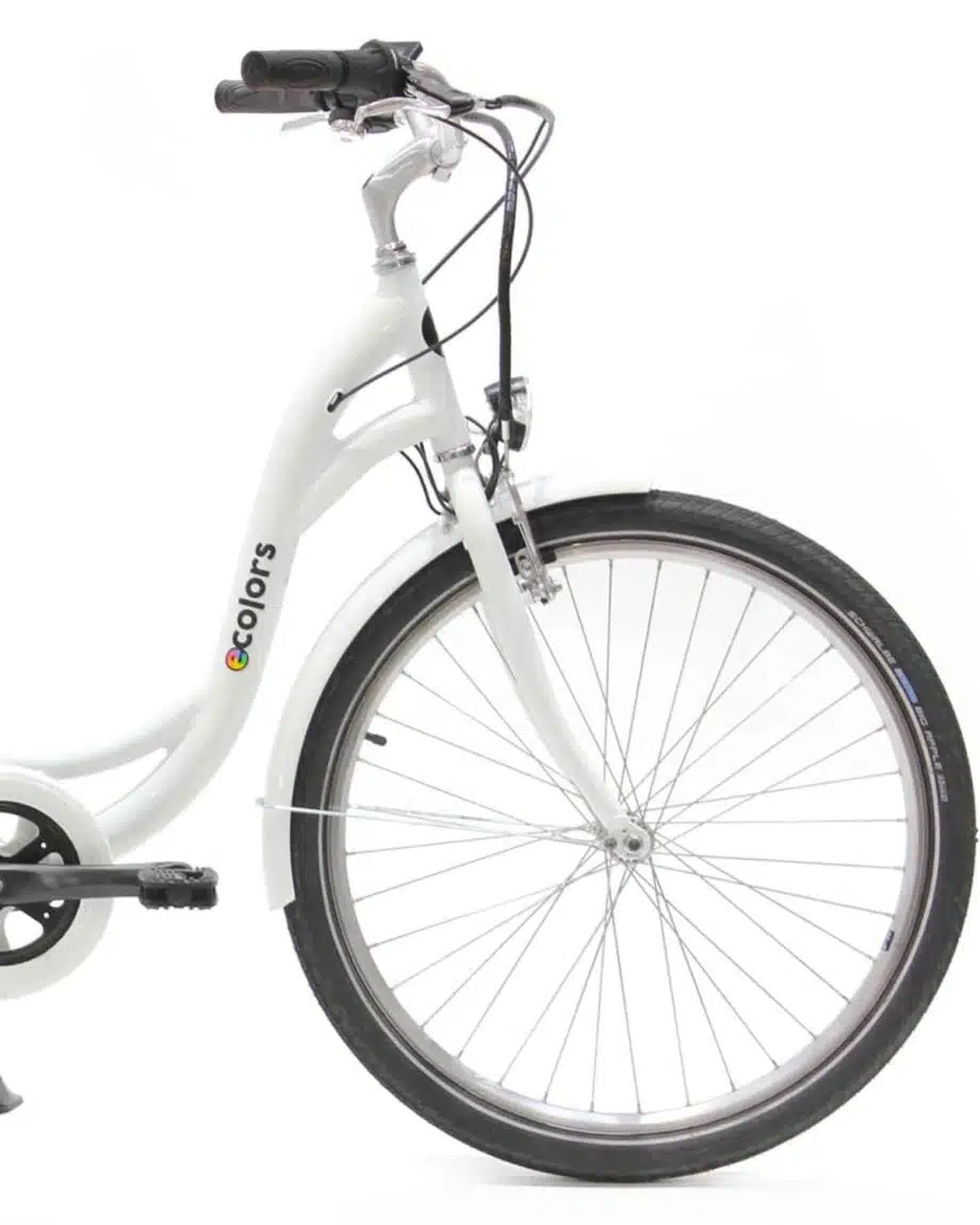 VAE E-colors Blanc Arcade Cycles made in France