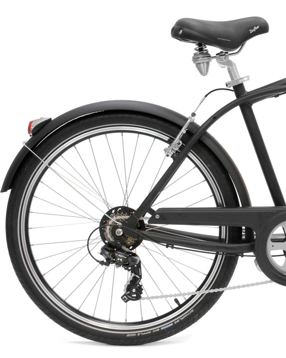 Vélo Beach Coaster Noir Mat Homme