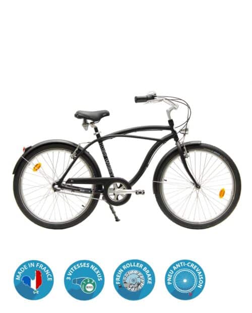 vélo key west noir homme arcade cycles
