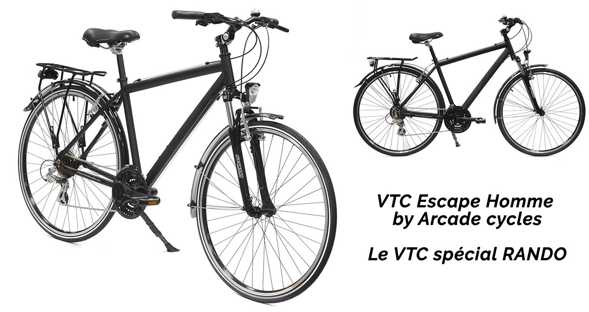 Vélo VTC Homme Escape Arcade cycles Made in France