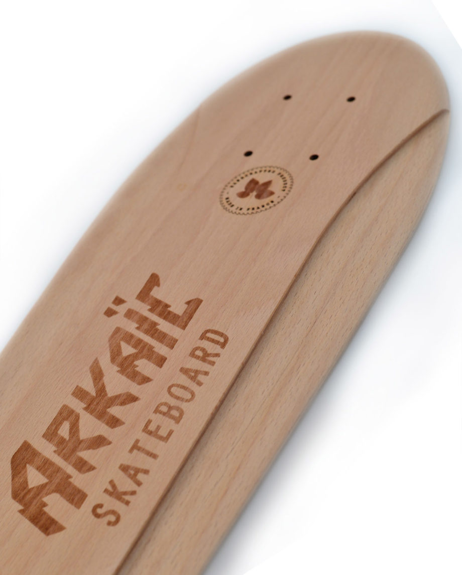 No Kick Vintage series Arkaic concept skateboard made in france fait-main