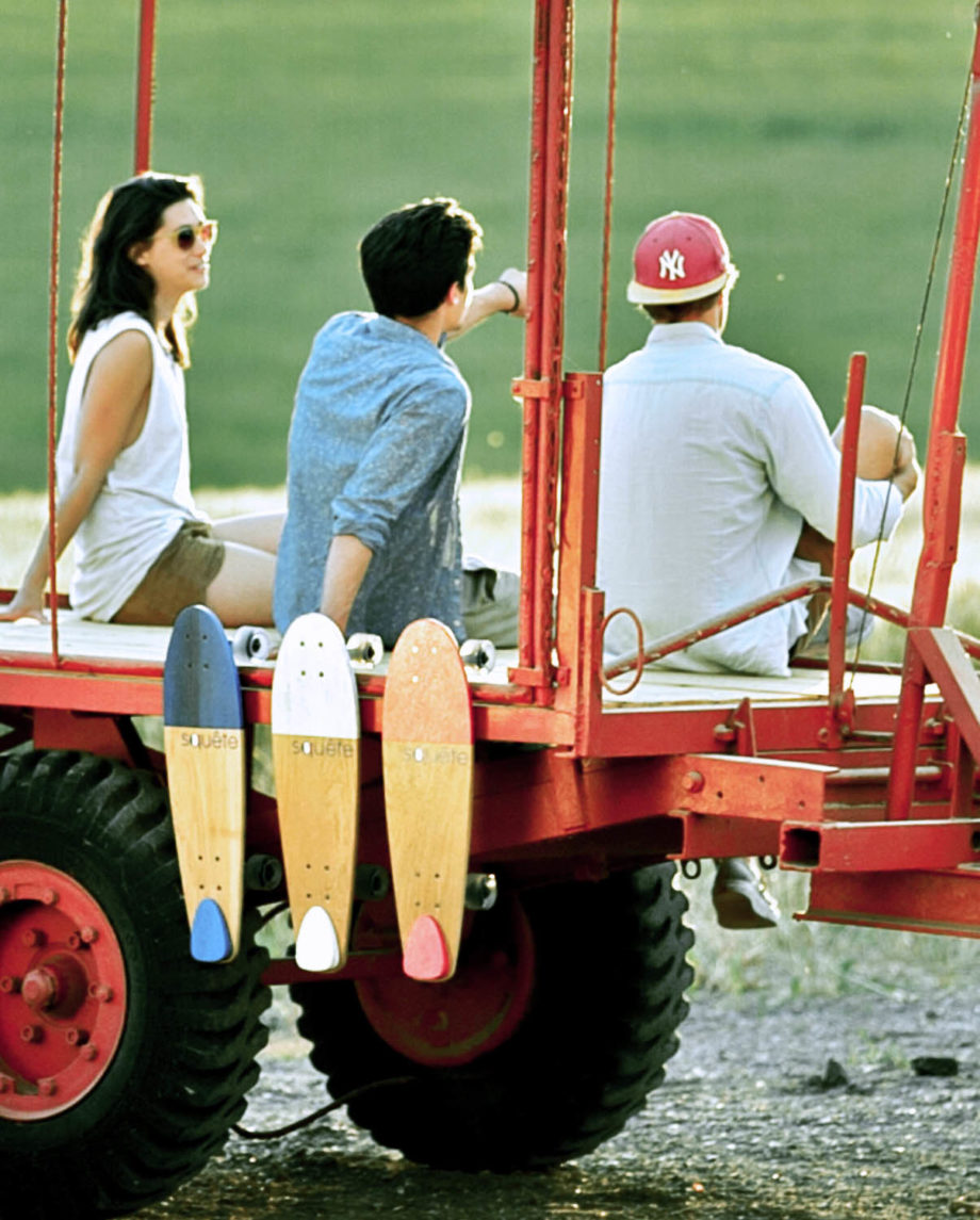 Skateboard Cruiser en bois massif Squête