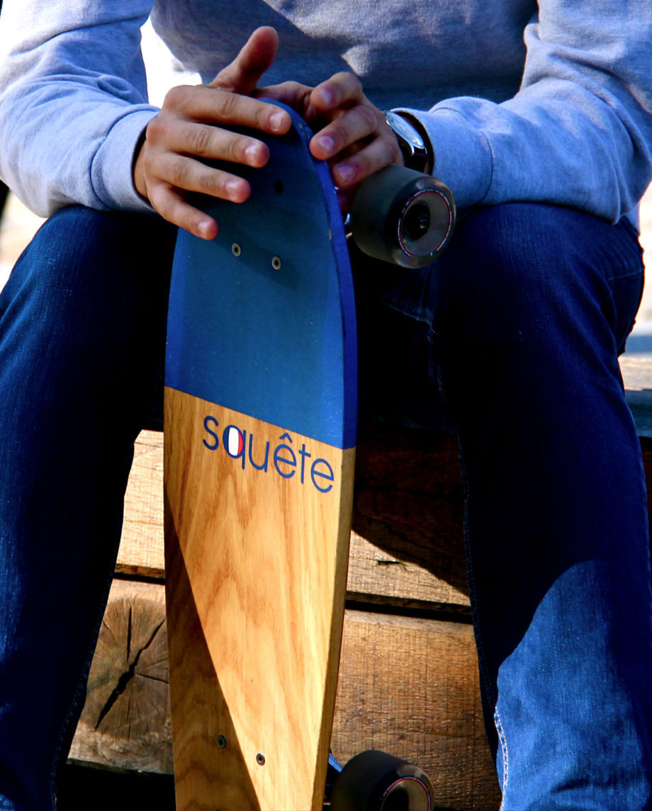 Skateboard Cruiser en bois massif Squête