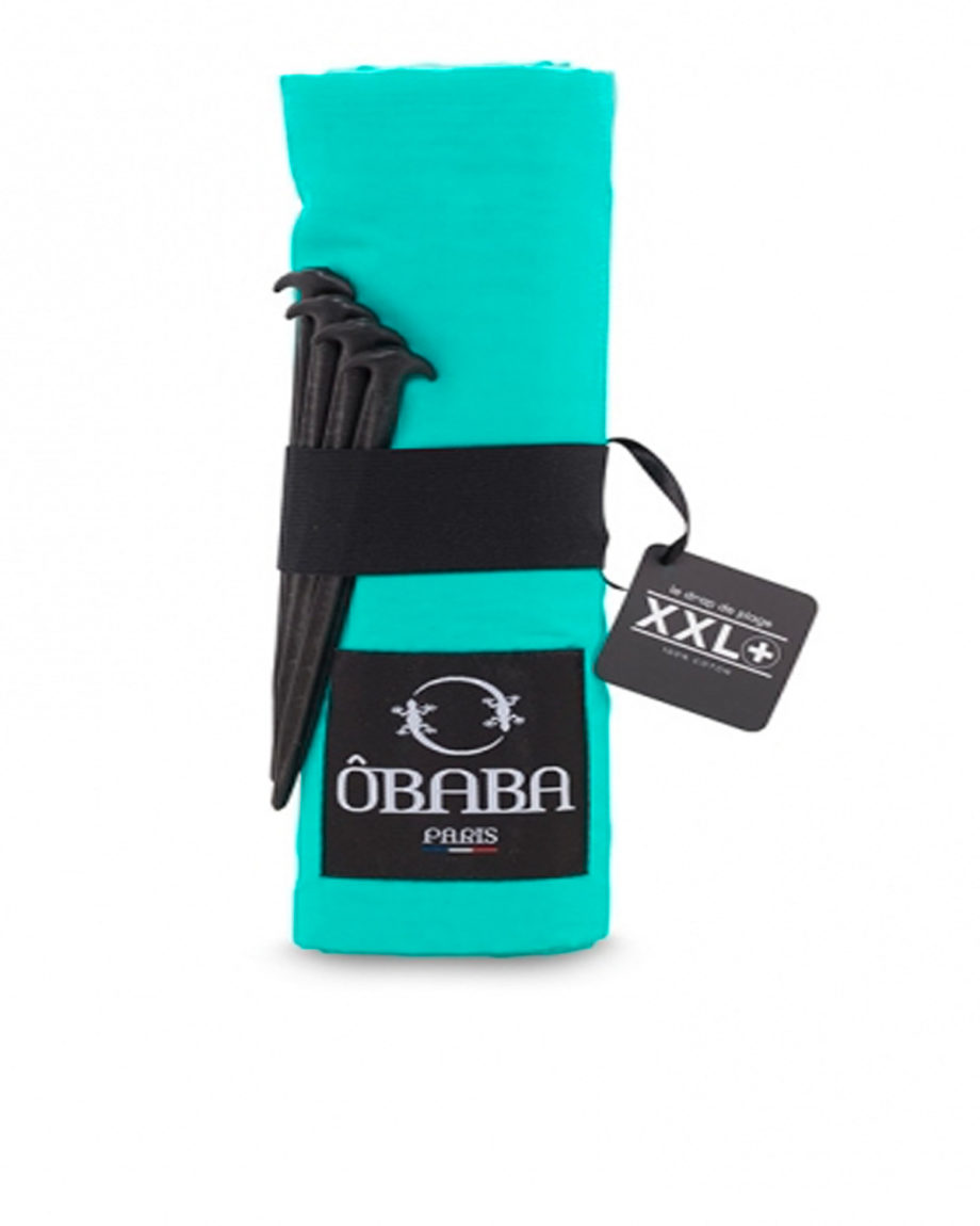 drap de plage xxl obaba moorea turquoise