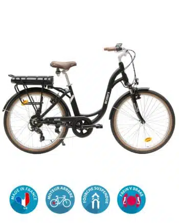 vélo électrique e colors noir arcade cycles