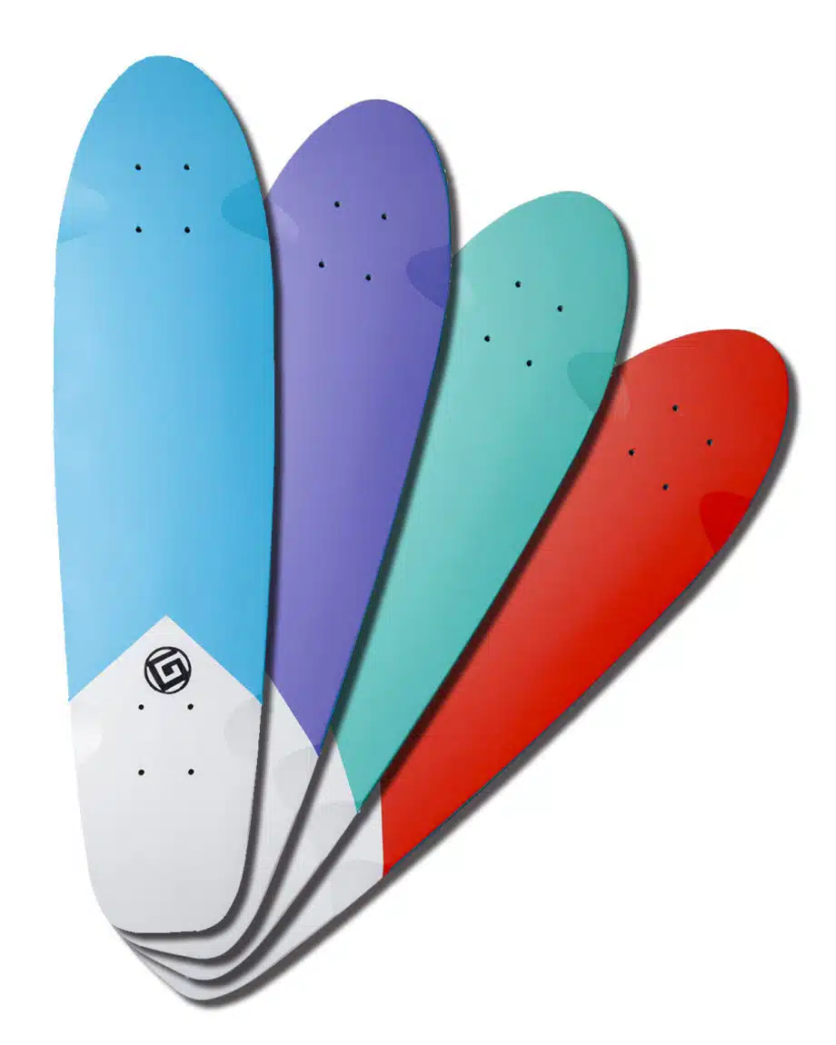 Skateboard Cruiser Color rouge by Goldfinger