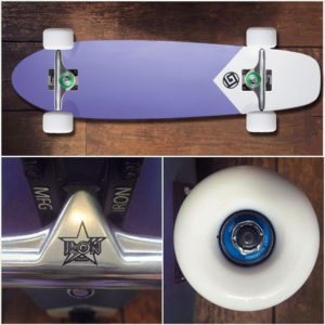 Skateboard Cruiser Color violet by Goldfinger