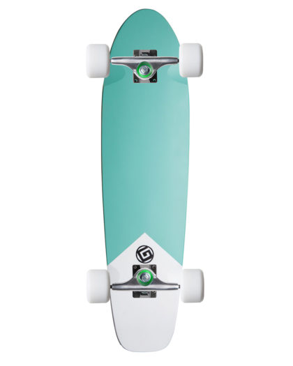 Skateboard Cruiser Color turquoise Goldfinger en skateboard recyclé made in France