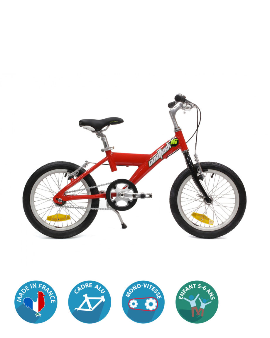 Vélo enfant Cooltech 16" fabriqué en France Arcade cycles