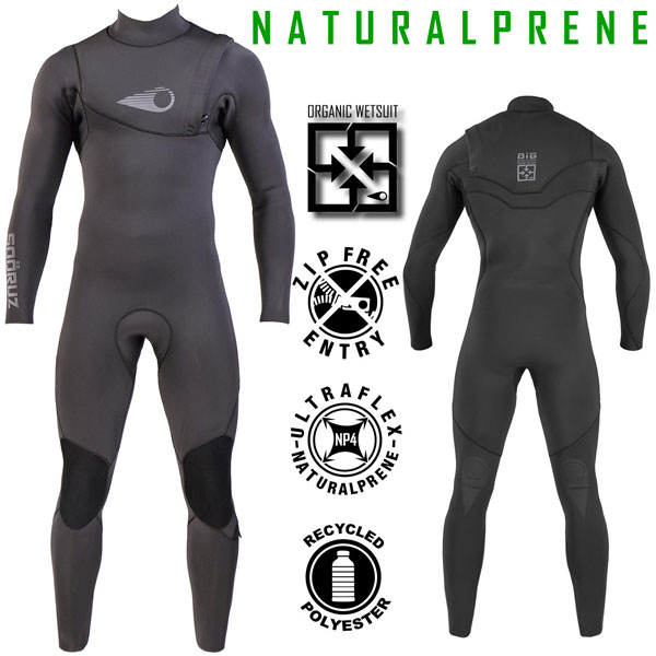 Combinaison Surf BIG Naturalprène 4/3mm Zip-Free Soöruz combinaison de surf eco-friendly wetsuit