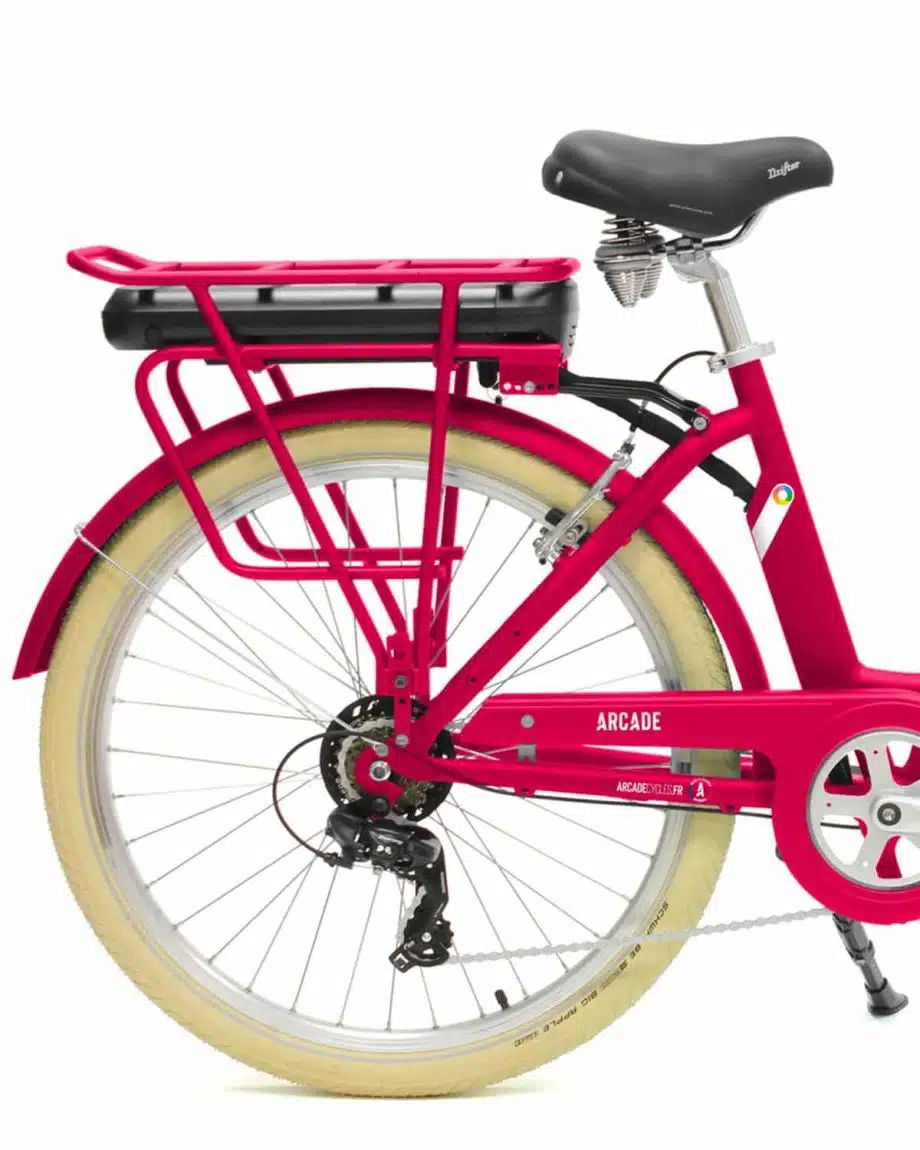 VAE Velo electrique E-colors Rose by Arcade Cycles