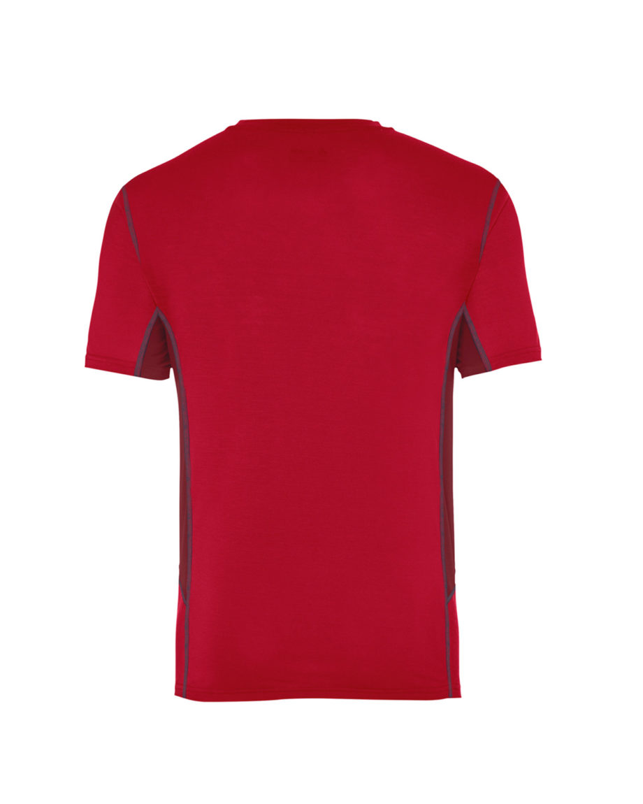 Tshirt technique Sport Homme manches courtes me signpost rouge Vaude