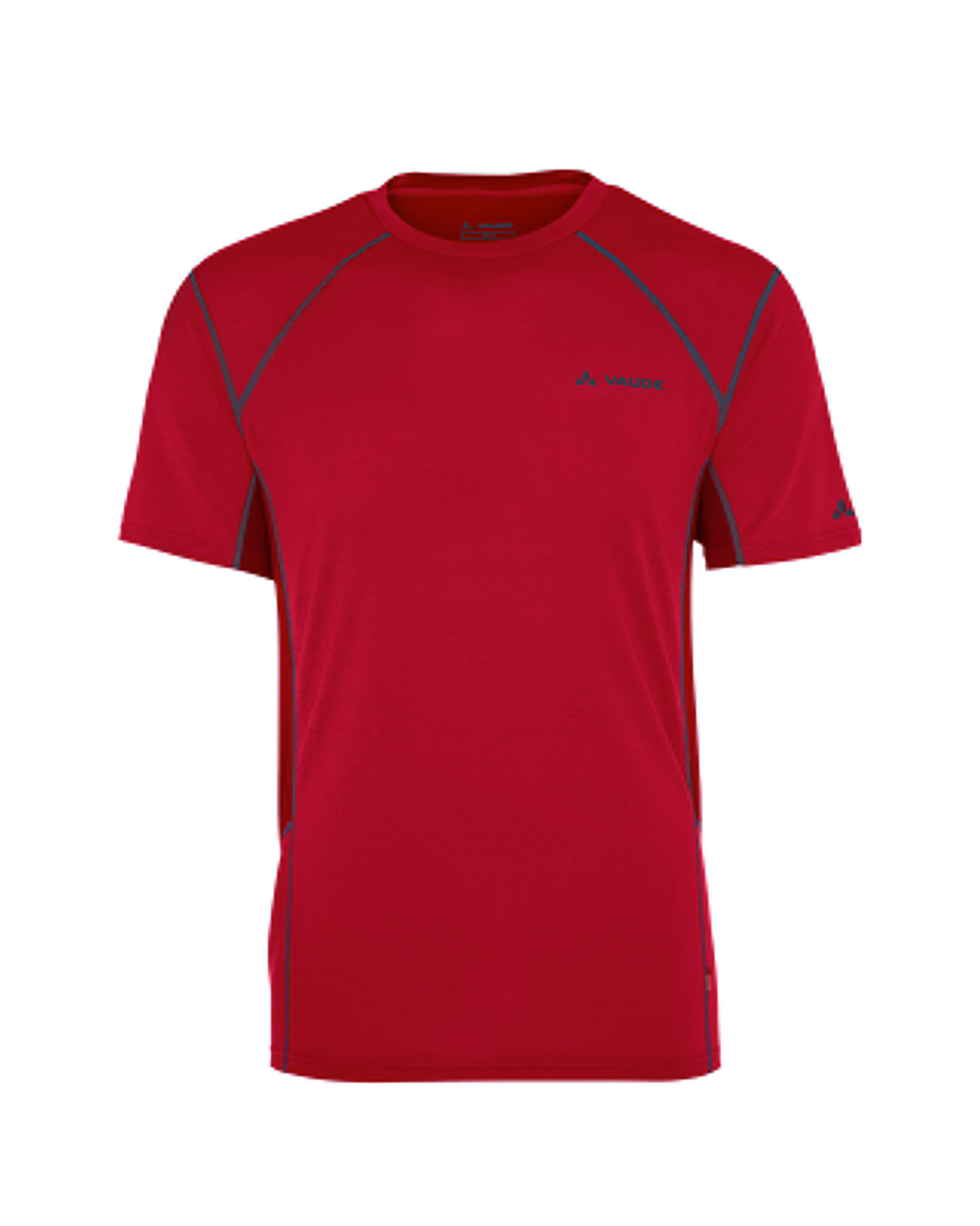 Tshirt technique Sport Homme manches courtes Me Signpost Rouge Vaude