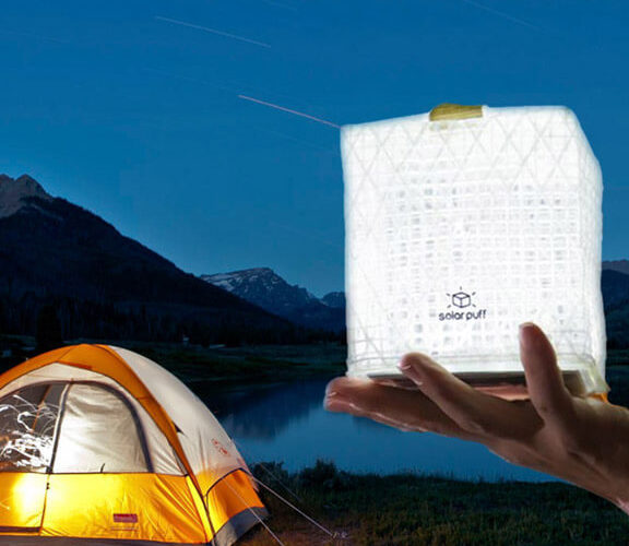 lampe solaire camping solarpuff