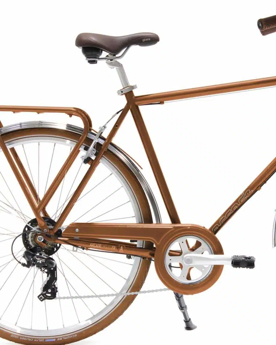 Vélo de ville Coffee Cuivre Homme by Arcade Cycles