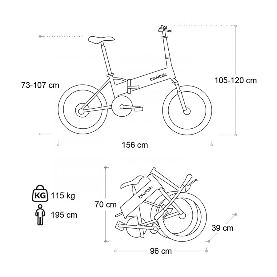 velo pliant biwbik caracteristiques