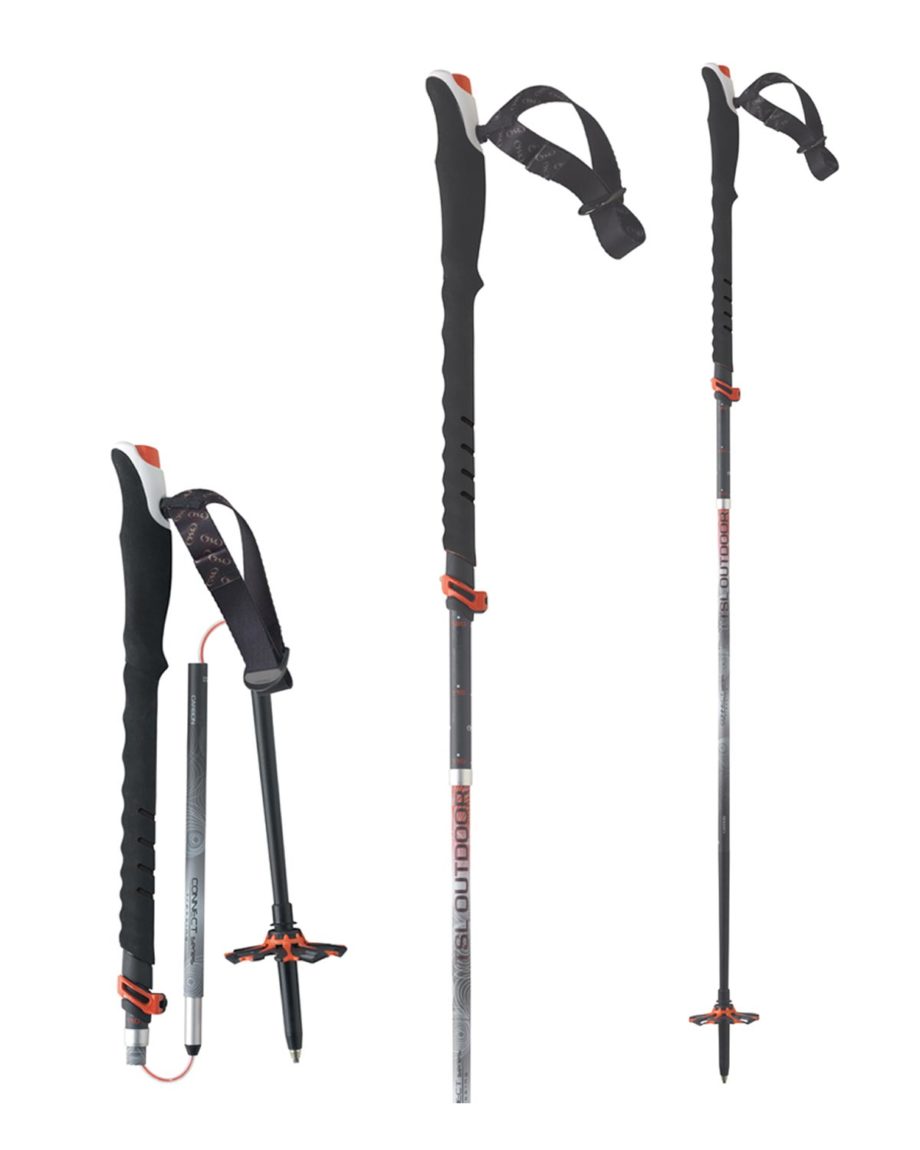 batons de randonnée été hiver connect carbon 5 by tsl outdoor