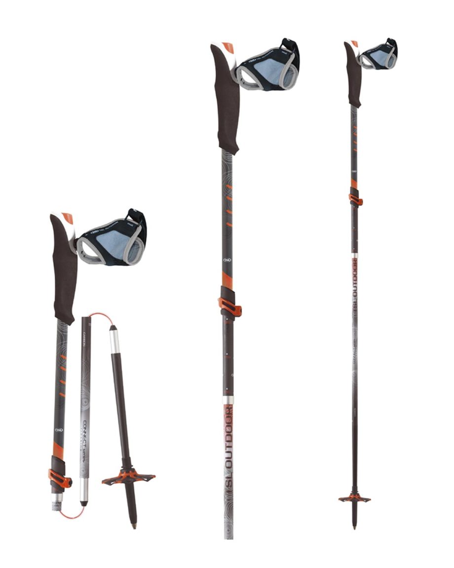 batons de randonnée été hiver connect carbon 5 by tsl outdoor