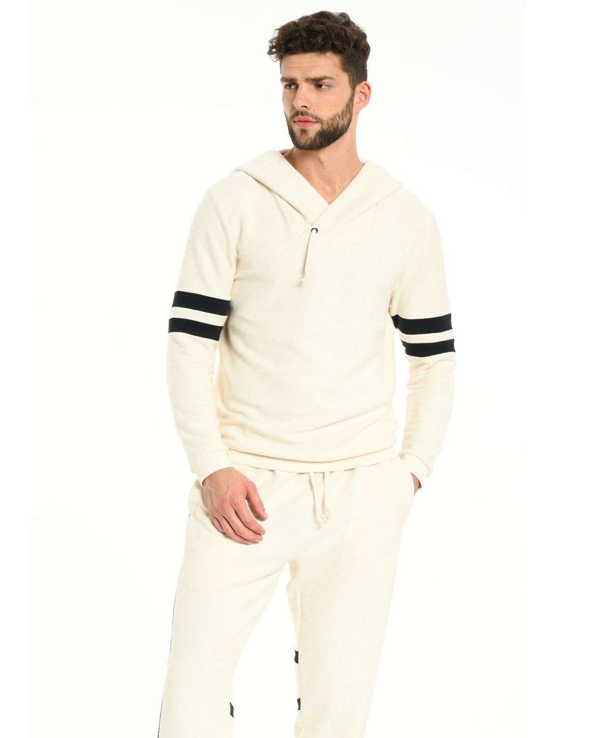 Sweat à capuche en coton bio - Homme