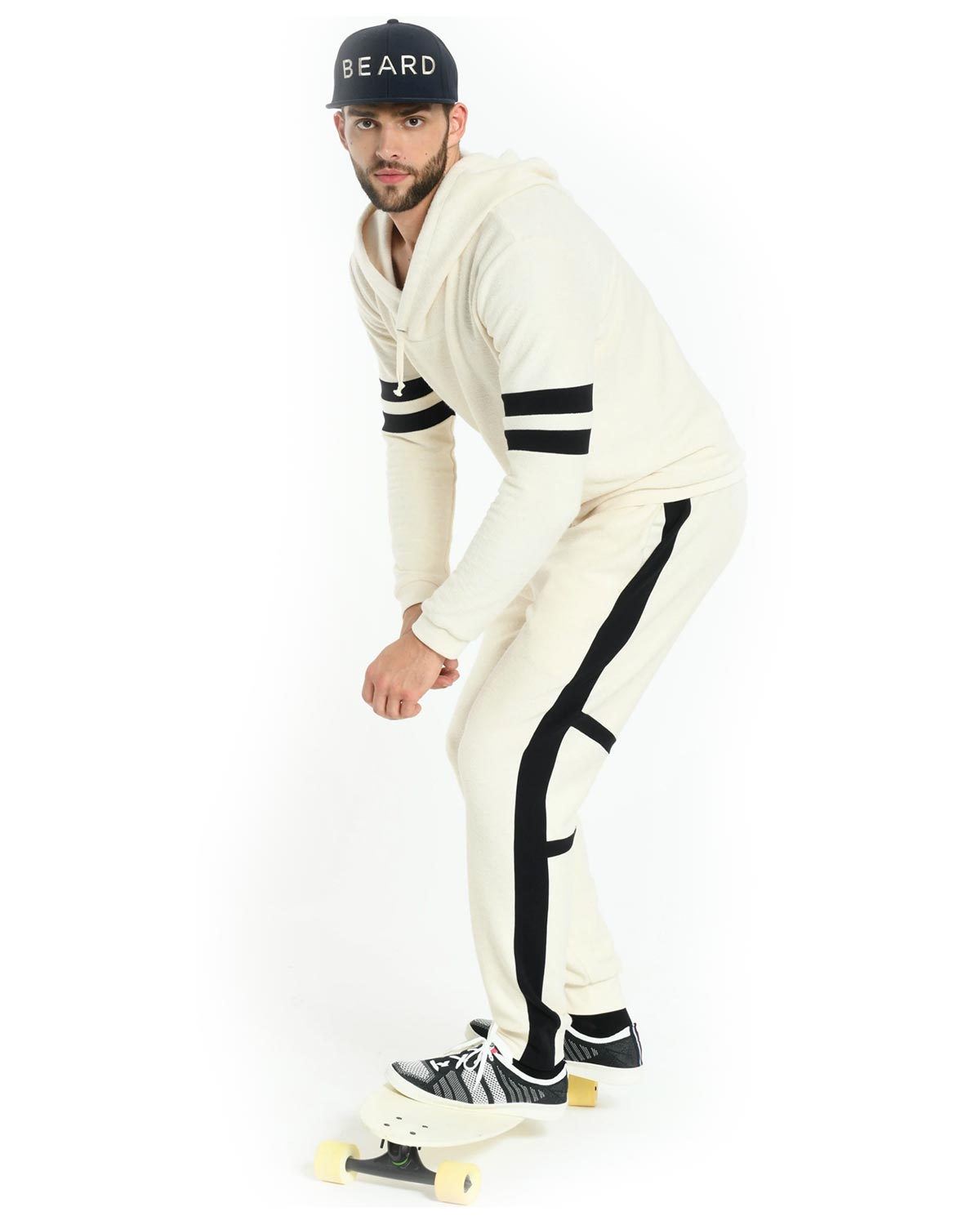 Jogging blanc homme