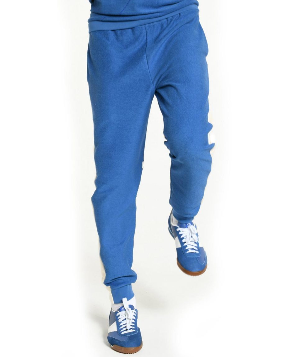 Jogging Bleu en coton bio pour homme B&F