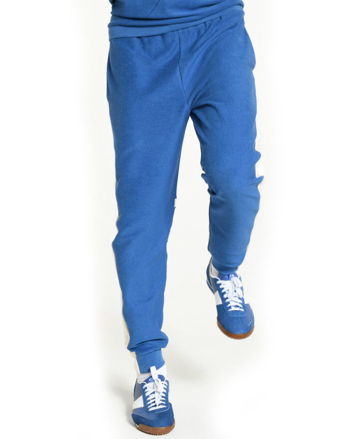 Jogging Bleu en coton bio pour homme B&F - My Green Sport