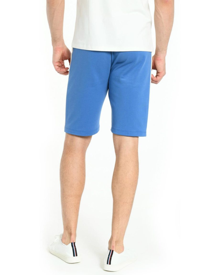 Short Bleu en coton bio pour homme