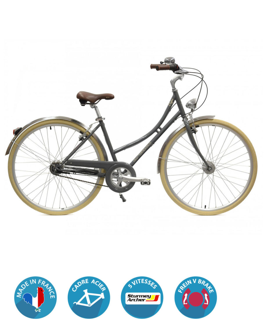 vélo de ville S5 Sturmey coffee femme arcade cycles