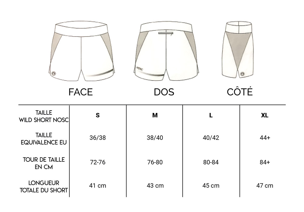 Taills short Nosc running