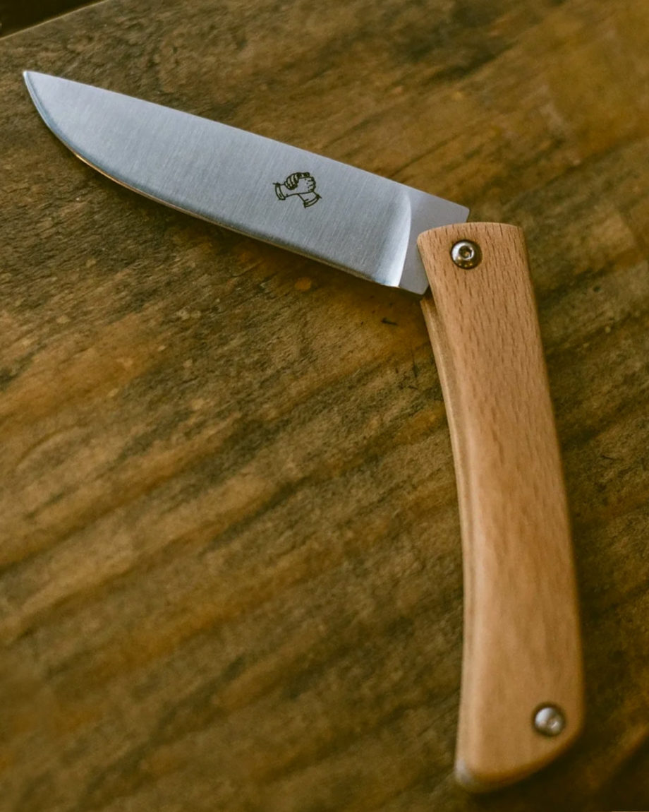 Couteau en Hêtre à monter soi-même fabriqué en France