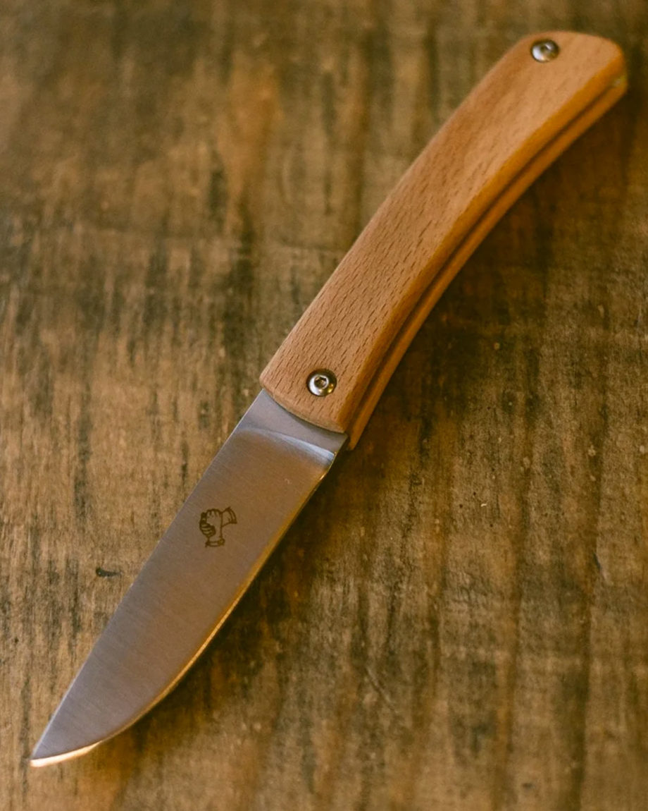 Couteau en Hêtre à monter soi-même fabriqué en France