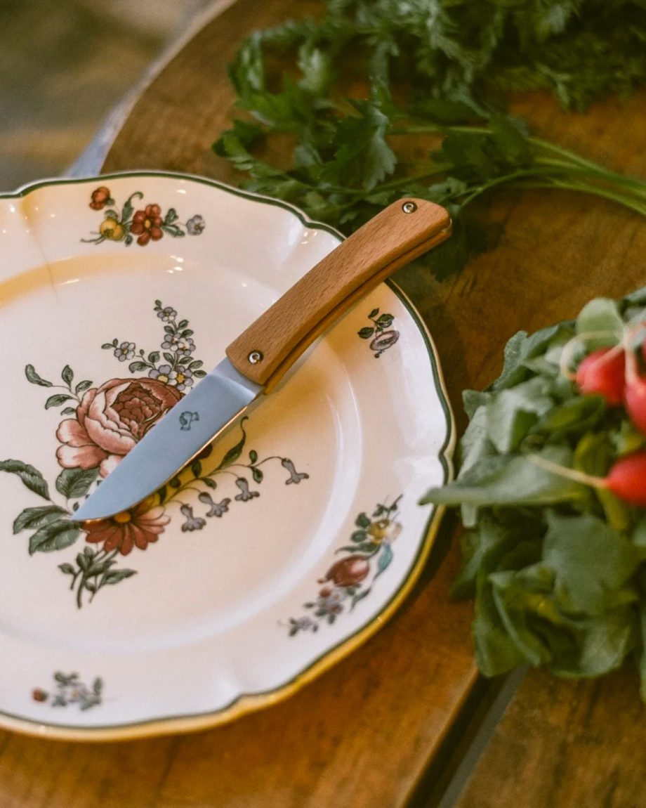 Couteau en Hêtre à monter soi-même fabriqué en France