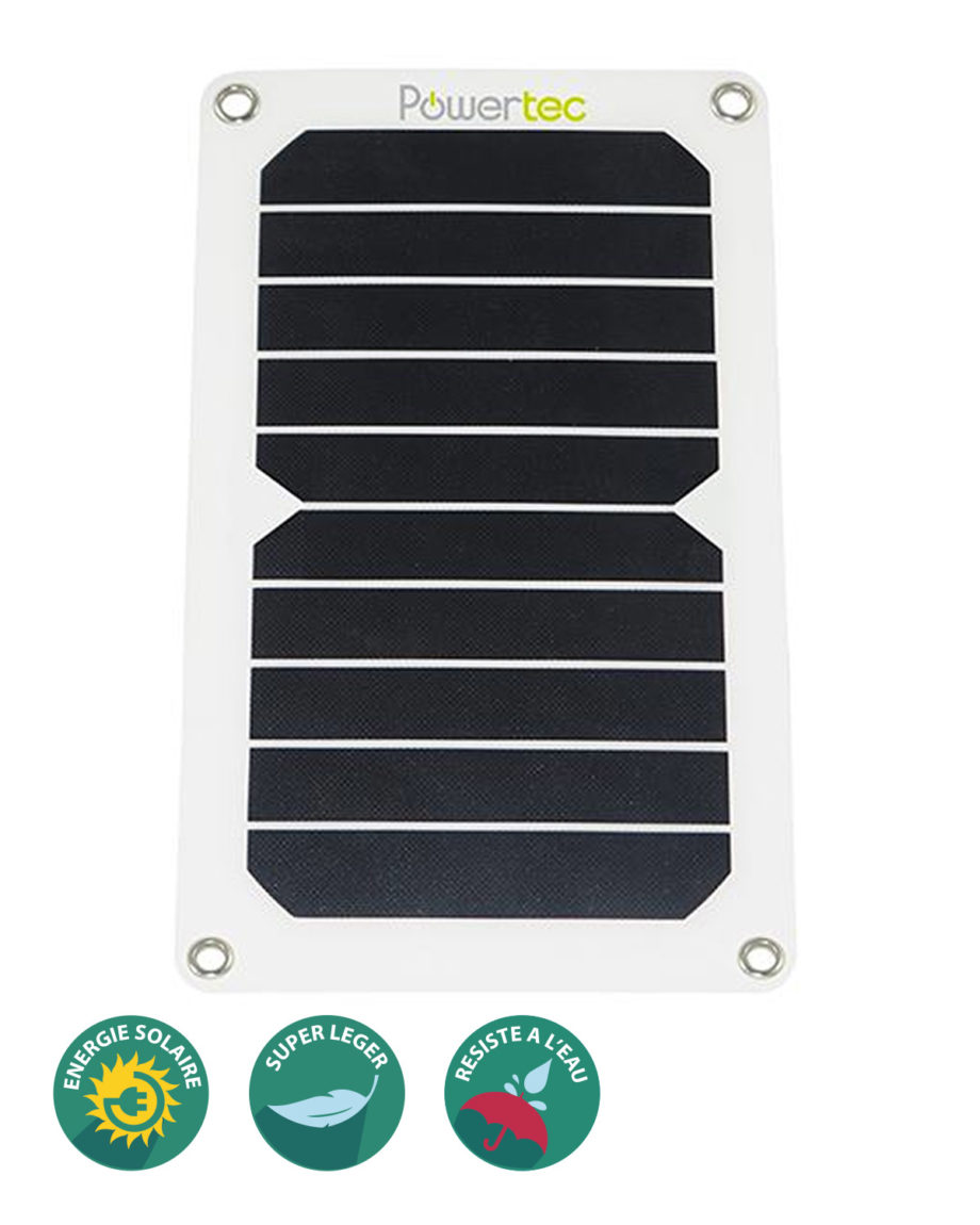 Chargeur solaire semi-rigide 6W by Powertec