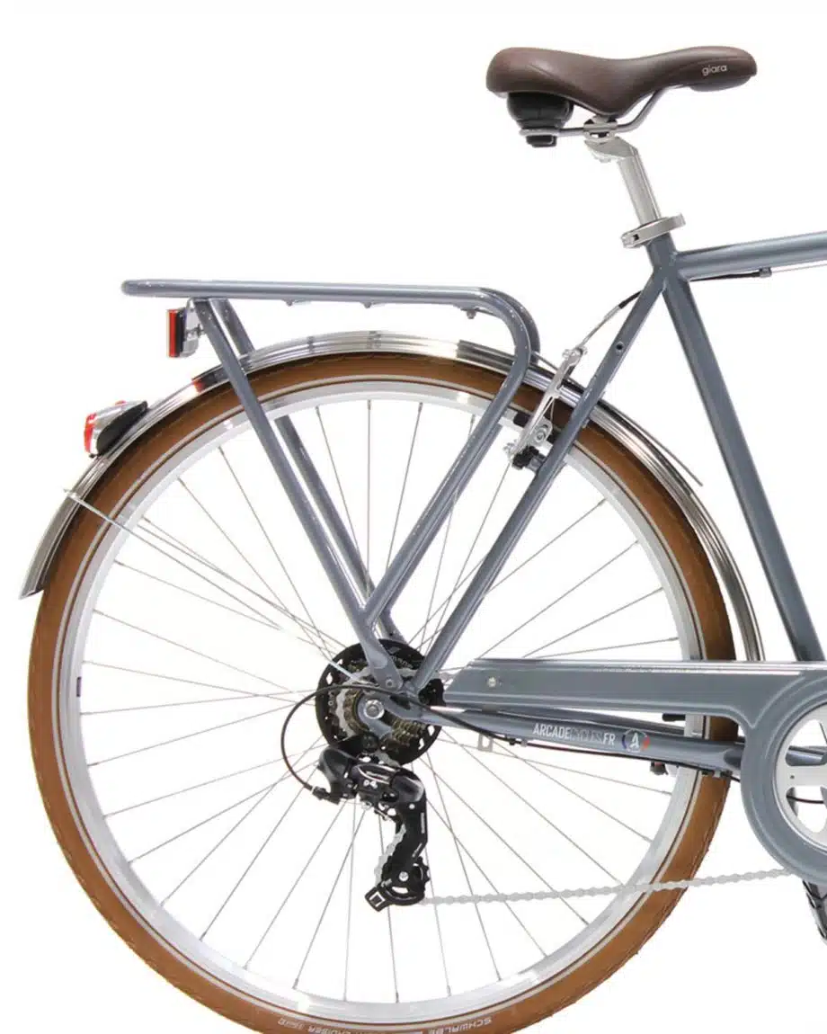 vélo de ville Coffee Gris homme arcade cycles 7 Vitesses Nexus