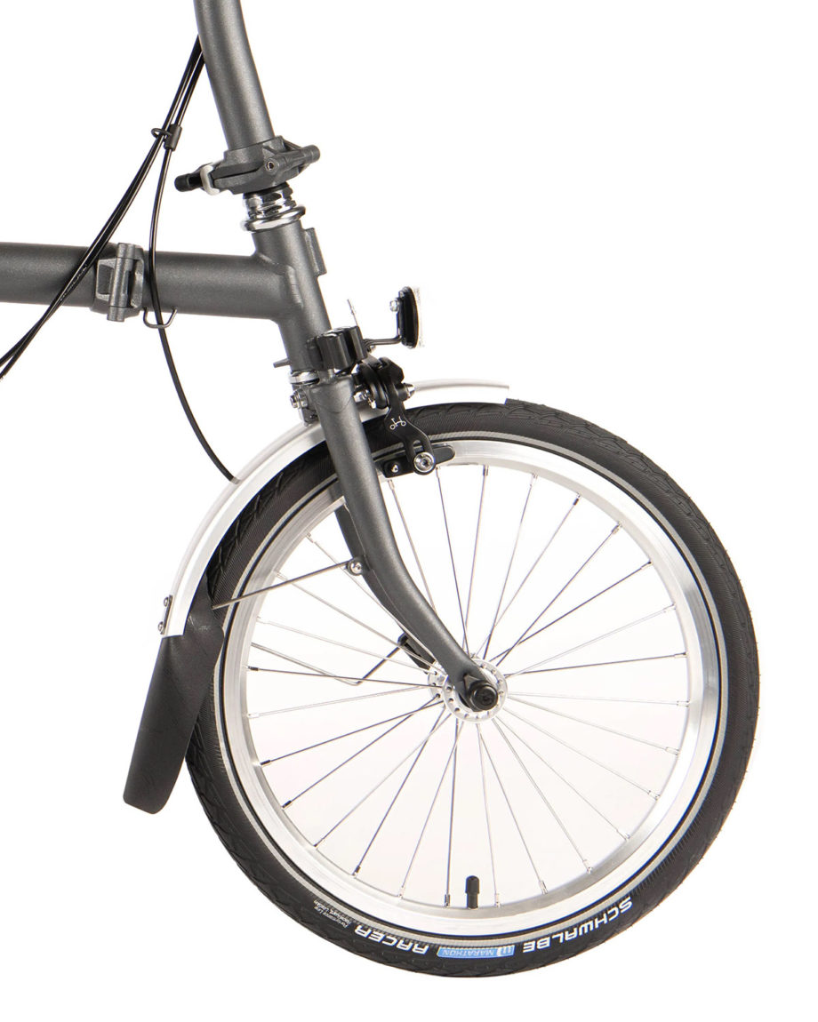 Vélo pliant Brompton M6L 6 vitesses Sturmey Metallic Graphite