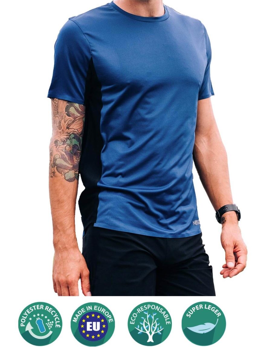 T shirt homme réfléchissant recyclé wild homme