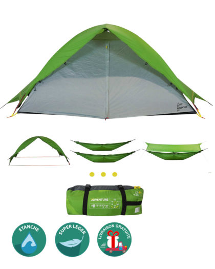 tente 2 places adventure 4 modulable et multifonctions