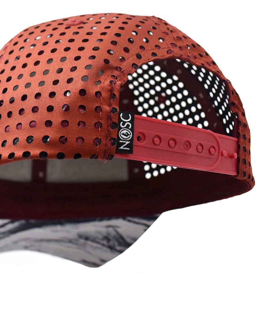 casquette unisexe rouge nosc eco-responsable eco-conçu