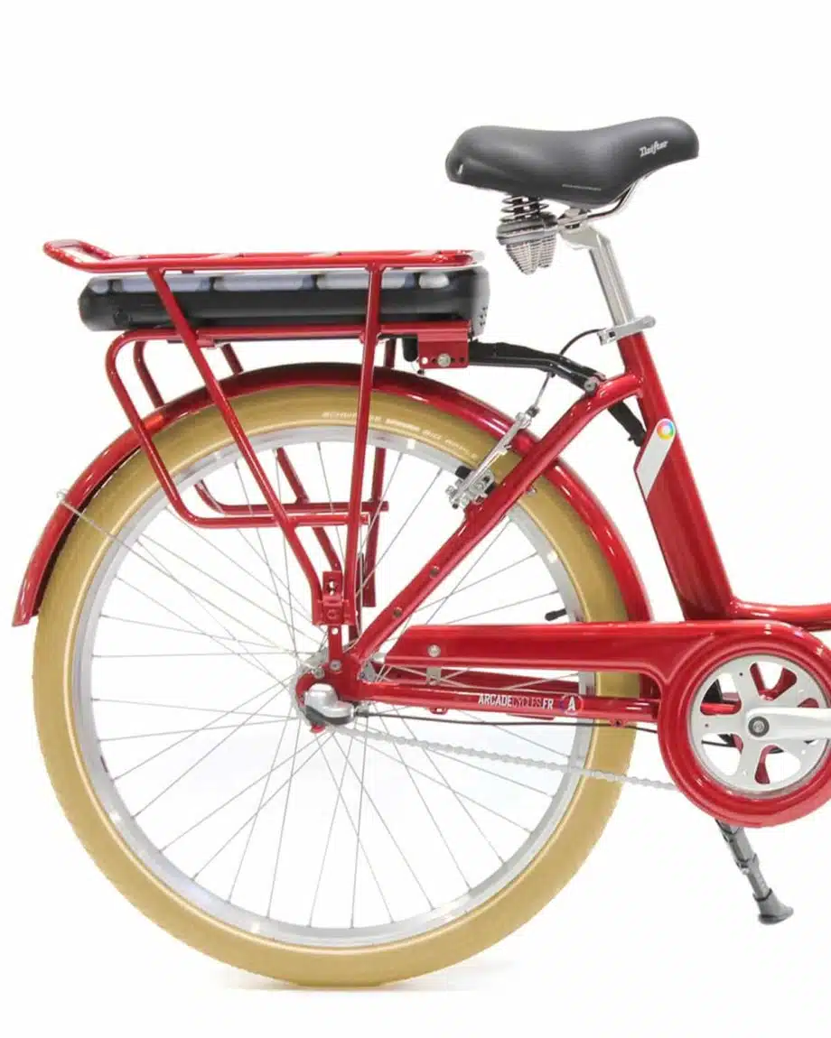 VAE vélo électrique E-colors Rouge Arcade Cycles