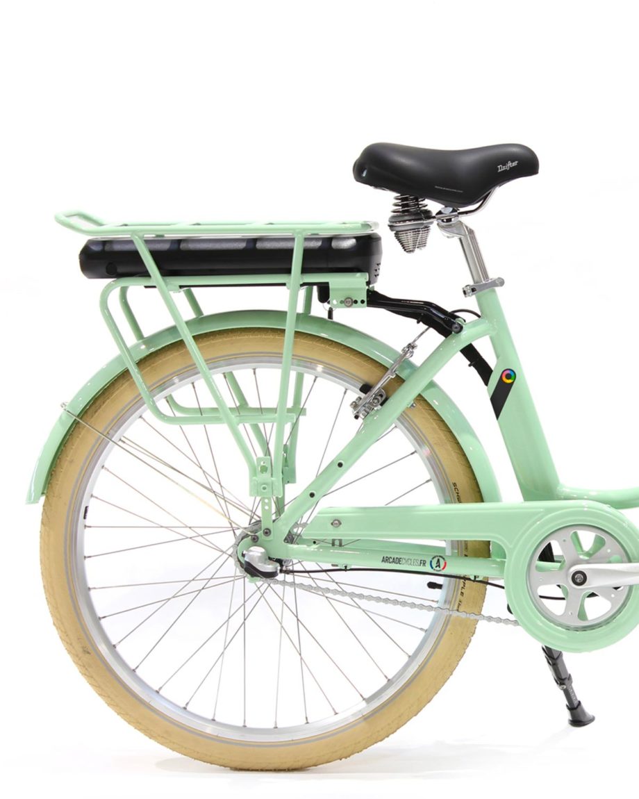 vélo électrique E-colors Vert by Arcade Cycles