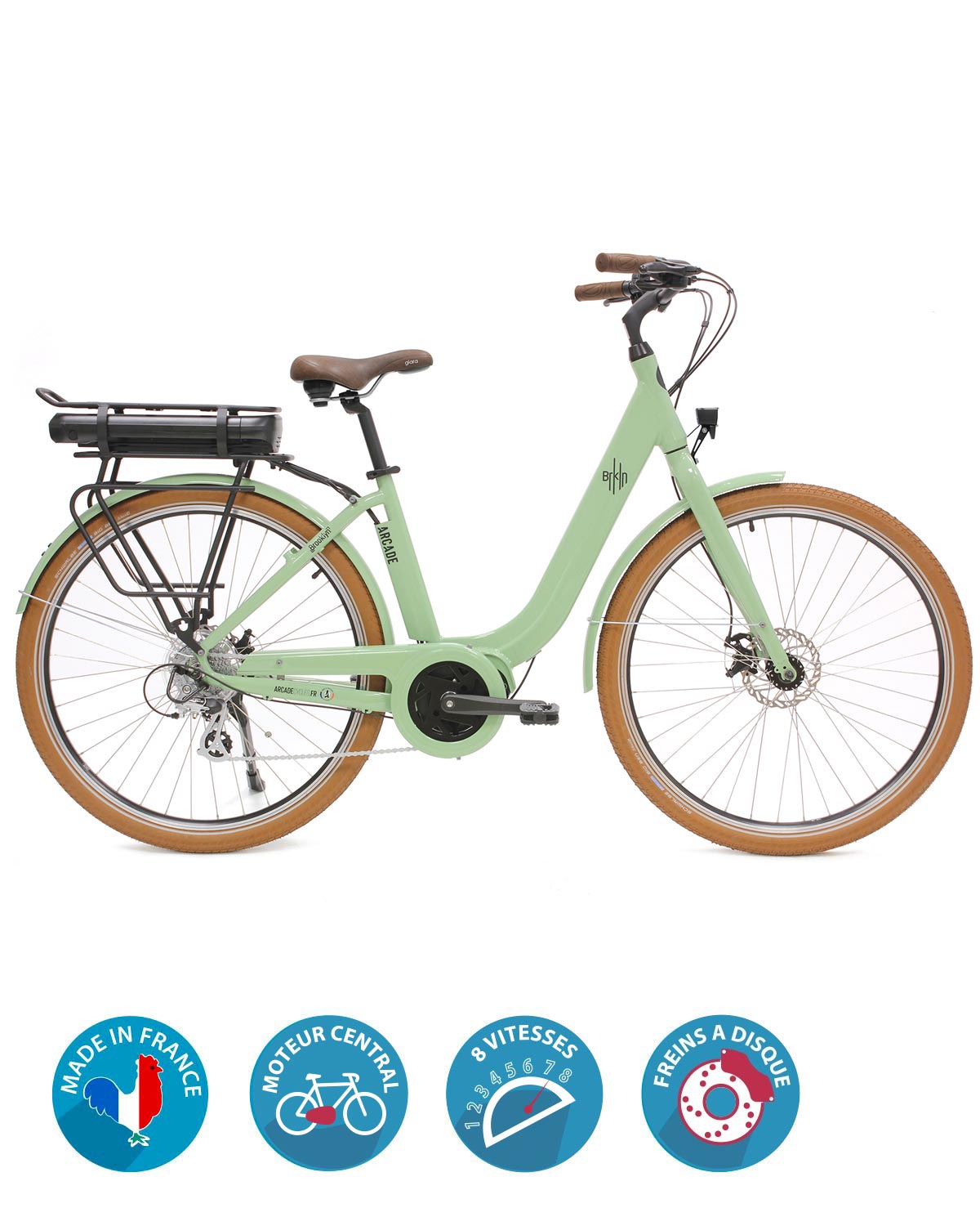 Vélo électrique Brooklyn Vintage by Arcade Cycles