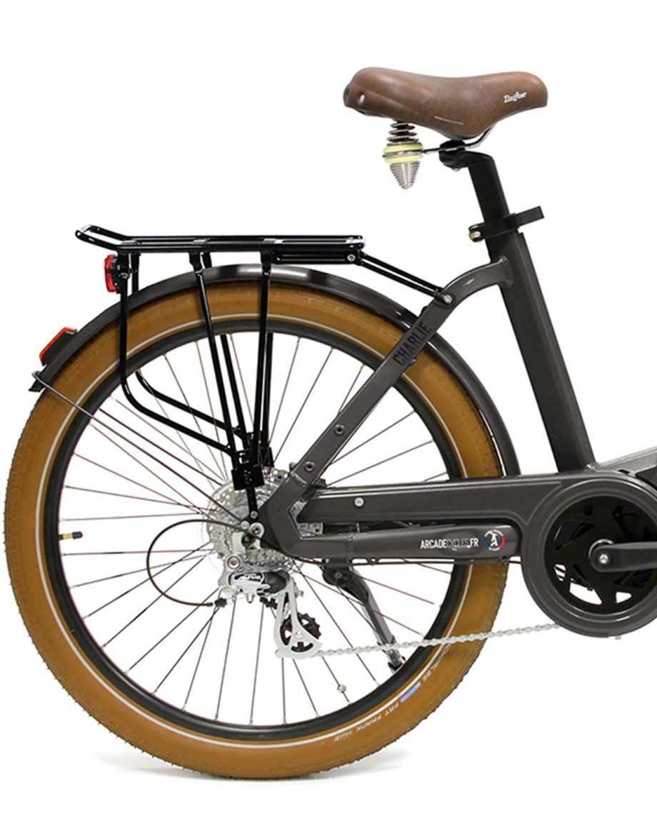 Vélo électrique Charlie Vintage Gris by Arcade Cycles
