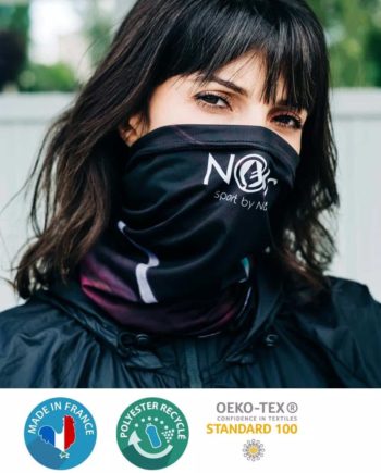 Cache-cou en polyester recyclé et made in france