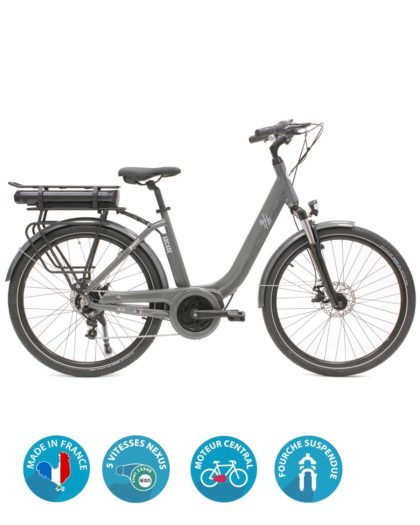 vélo électrique brooklyn 5 vitesses nexus arcade cycles