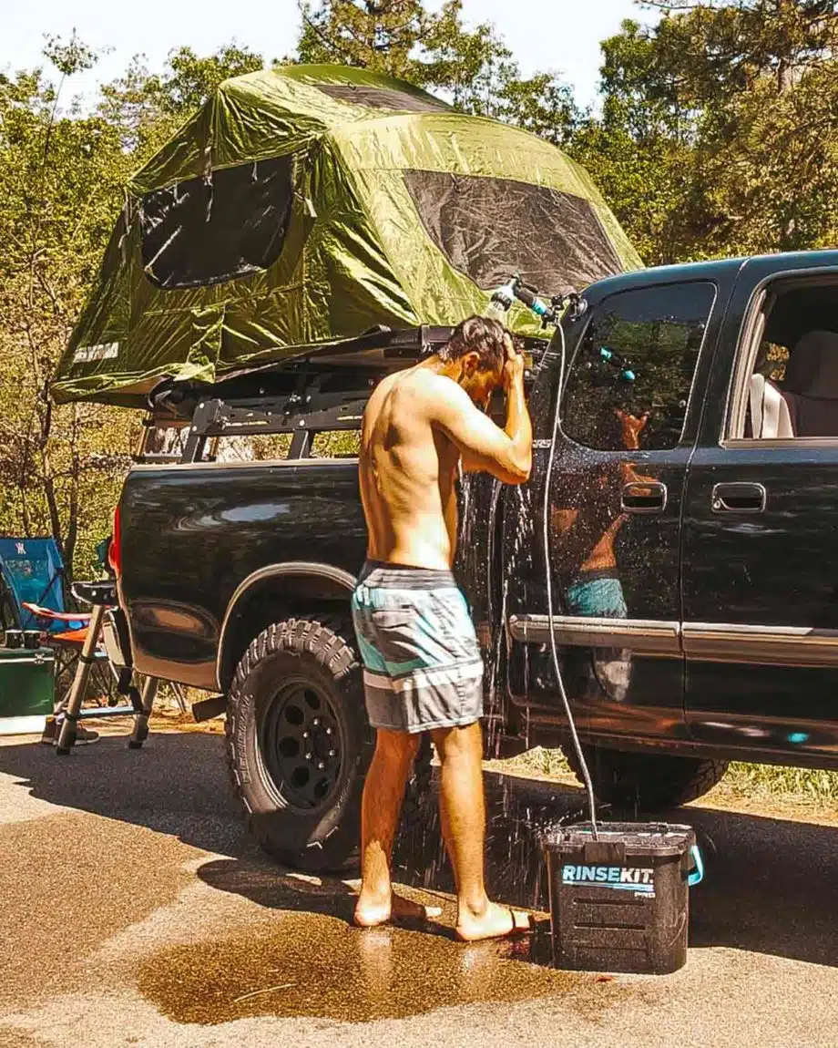 Douche nomade portative Outdoor Rinskekit Pro