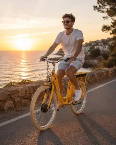 Vélo électrique E-colors Jaune by Arcade Cycles